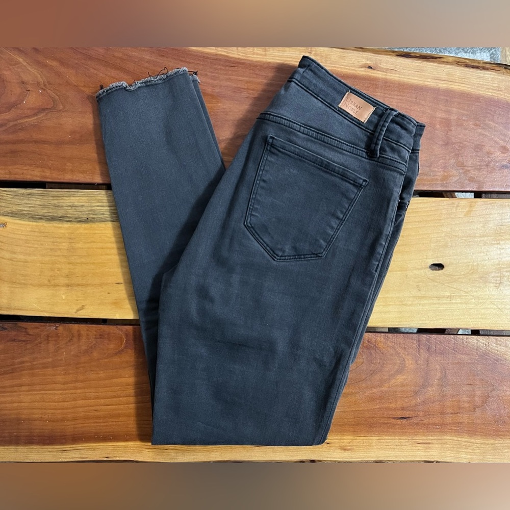 Urban Noble Raw Hem Skinny Jeans